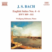 Album artwork for Bach: ENGLISH SUITES NOS. 4-6