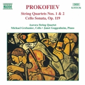 Album artwork for Prokofiev: String Quartets 1 & 2 / Aurora Quartet