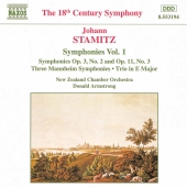 Album artwork for STAMITZ - SYMPHONIES VOL. 1