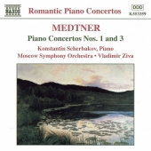Album artwork for MEDTNER : PIANO CONCERTOS 1 & 3