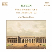 Album artwork for Haydn: Piano Sonatas Vol. 6 - Nos. 20, 30-32 (Jand