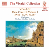 Album artwork for Vivaldi: Flute Concerti - Vol. 1 (Drahos)