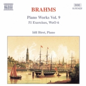 Album artwork for Brahms: Piano Works - Vol. 9 (Biret)
