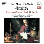 Album artwork for TRABACI : KEYBOARD MUSIC (BOOK 2, 1615)