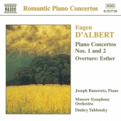 Album artwork for EUGEN D'ALBERT : Piano Concertos Nos. 1 and 2 / E