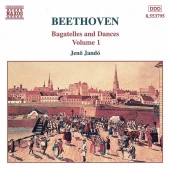 Album artwork for Beethoven - bagatelles and dances vol 1