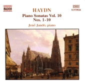 Album artwork for Haydn: Piano Sonatas Vol. 10 - Nos. 1-10 (Jando)