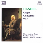 Album artwork for Handel: Organ Concertos op. 4 (Lindley)