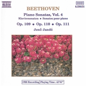 Album artwork for Beethoven: Piano Sonatas - Vol. 4 (Jando)