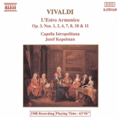 Album artwork for Vivaldi: L'Estro Armonico (Capella Istropolitana)