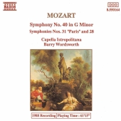 Album artwork for Mozart: Symphonies 28, 31, 40 / Wordsworth
