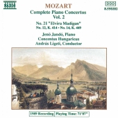 Album artwork for Mozart: Piano Concertos - Vol. 2, nos. 21, 12 & 14