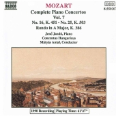 Album artwork for Mozart: Piano Concertos - Vol. 7 (Jando)