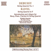 Album artwork for Debussy, Ravel: String Quartets / Kodaly Quartet