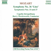 Album artwork for Mozart: Symphonies nos. 36, 33 & 27