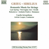 Album artwork for Grieg, Sibelius: Music for Strings
