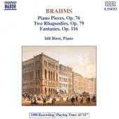 Album artwork for Brahms: Piano Pieces, Two Rhapsodies, Fantasies