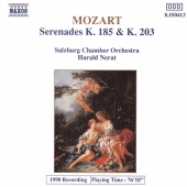 Album artwork for Mozart: Serenades K.185 & K.203 (Nerat)