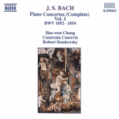 Album artwork for Bach: Piano Concertos - Vol. 1, BWV 1052-1054