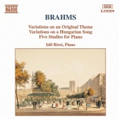 Album artwork for Brahms: Variations op. 21, Five Studies (Biret)