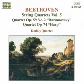 Album artwork for Beethoven: String Quartets - Vol. 5 (Kodaly Quarte