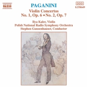 Album artwork for Paganini: Violin Concertos Nos. 1-2 (Kaler)