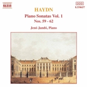 Album artwork for Haydn: Piano Sonatas - Vol. 1, Nos. 59-62 (Jando)