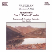 Album artwork for VAUGHAN WILLIAMS - SYMPHONY 3 & 6
