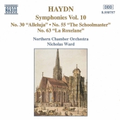 Album artwork for Haydn: Symphonies - Vol. 10, nos. 30, 55, 63