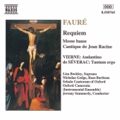Album artwork for Fauré: Requiem, etc / Summerly, Beckley, Gedge