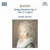 Album artwork for Haydn: String Quartets op. 9 - nos. 1, 3, 4