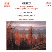 Album artwork for Grieg: String Quartets / Johansen: String Quartet