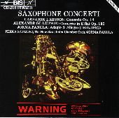 Album artwork for Saxophone Concerti