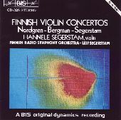 Album artwork for Hannele Segerstam: Finnish Violin Concertos