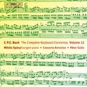 Album artwork for CPE BACH - KEYBOARD CONCERTOS, VOLUME 12