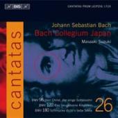Album artwork for BACH: CANTATAS, VOL.26 (BWV180, BWV122, BWV96)