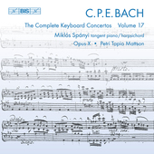 Album artwork for CPE Bach: Complete Keyboard Concerti Vol. 17