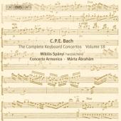 Album artwork for C.P.E. Bach: Keyboard Concertos, Vol. 18