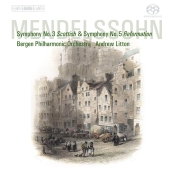 Album artwork for Mendelssohn: Symphonies Nos. 3 & 5 / Litton
