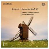 Album artwork for Schubert: Symphonies 3, 4, & 5 / Dausgaard