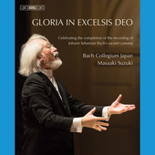 Album artwork for GLORIA IN EXCELSIS DEO / Bach Collegium Japan
