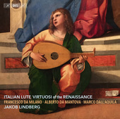 Album artwork for Italian Lute Virtuosi of the Renaissance / Lindber