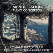 Album artwork for Mendelssohn: Piano Concertos / Brautigam