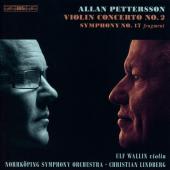 Album artwork for Pettersson: Violin Concerto No. 2 - Symphony No. 1