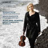 Album artwork for Borgström & Shostakovich: Violin Concertos