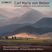 Album artwork for Weber: WORKS FOR PIANO & ORCHESTRA