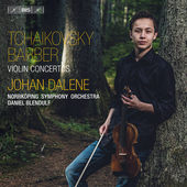 Album artwork for Tchaikovsky & Barber: Violin Concertos / Dalene