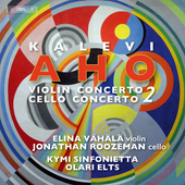 Album artwork for Aho: Violin Concerto No. 2 - Cello Concerto No. 2