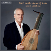 Album artwork for BACH ON THE RAUWOLF LUTE