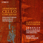 Album artwork for Armenian Cello Concertos